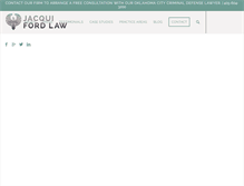 Tablet Screenshot of fordlawokc.com